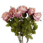 70cm Artificial Light Pink Rose