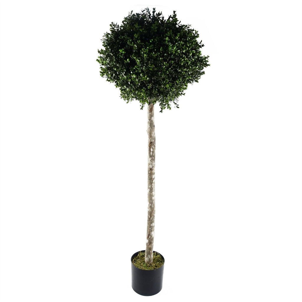Artificial 140cm Buxus Ball Tree UV Resistant Outdoor Topiary