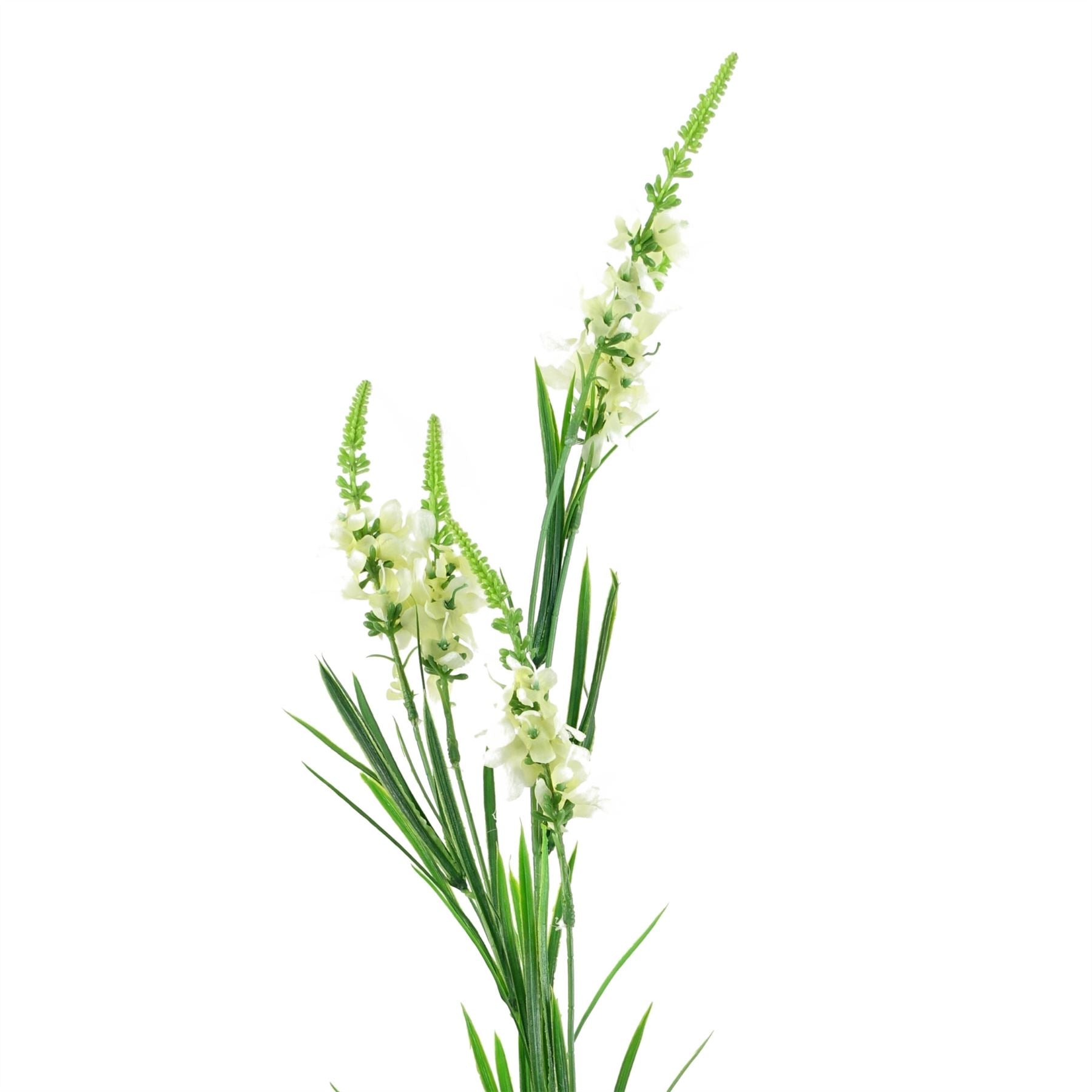 80cm Artificial White Larkspur Artifical Stem