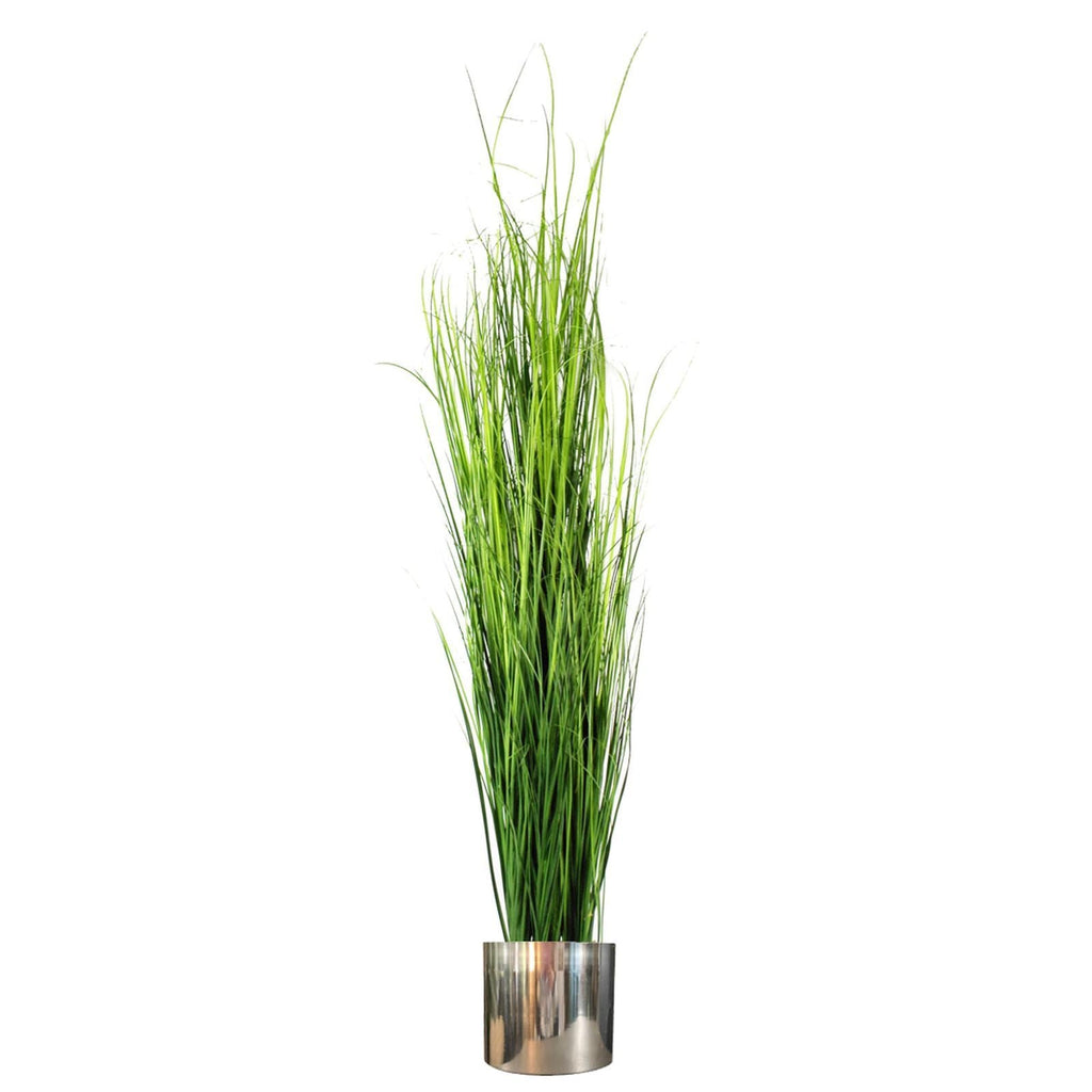 Leaf Planter Plant Pot with Polished Silver Finish 20 x 18cm