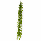 90cm Artificial Trailing Green Leaf Hanging Plant Faux Foliage Garland