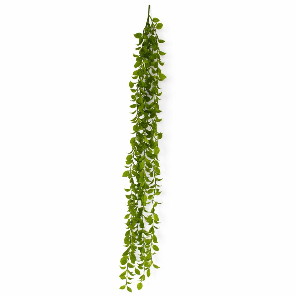 90cm Artificial Trailing Green Leaf Hanging Plant Faux Foliage Garland