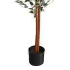 160cm Artificial Ficus with Natural Variegated Leaves