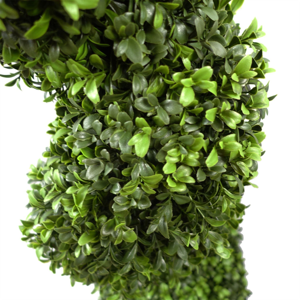 120cm Spiral Buxus Artificial Tree UV Resistant Outdoor