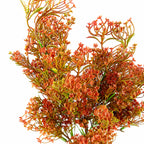 75cm Artificial Coral Berry Spray Bush Stem