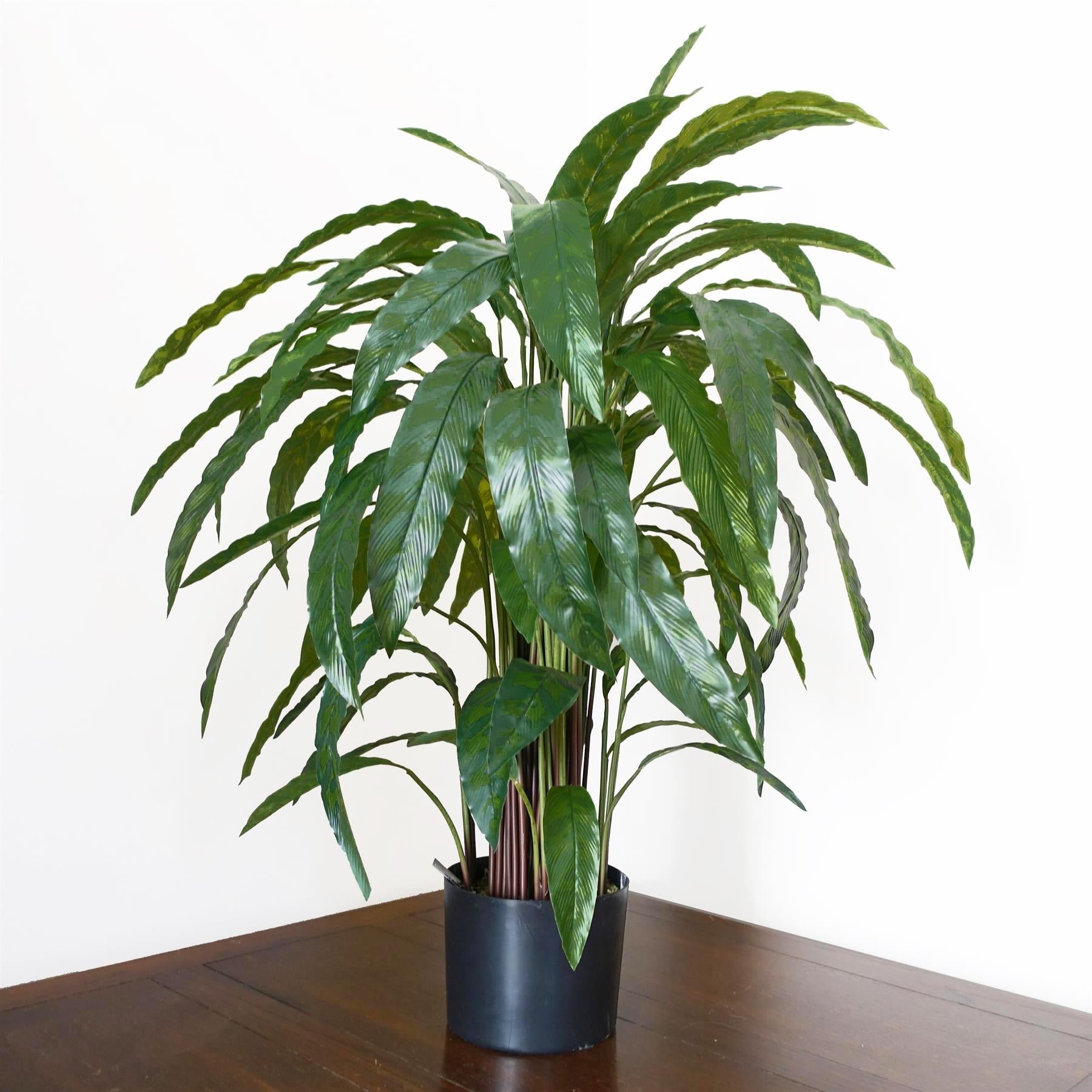 90cm Artificial Calathea Plant Dark Green