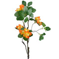 60cm Artificial Flower Foliage Spray Orange