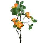 60cm Artificial Flower Foliage Spray Orange