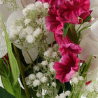85cm Artificial Gypsophila White Stem