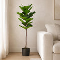 120cm Premium Artificial Fiddle Fig Tree
