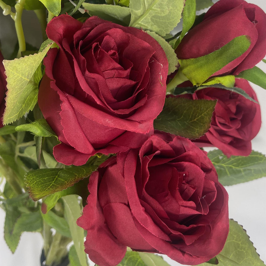 60cm Artificial Red Rose Flower