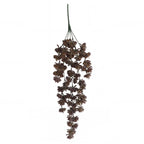 70cm Artificial Trailing Sedum Succulent Plant Dusty Brown Hanging