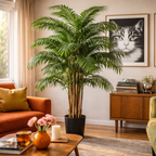 210cm Artificial Fire Retardant Areca Palm Tree
