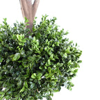 120cm Pair of Triple Ball Artificial Tree UV Resistant Outdoor Topiary