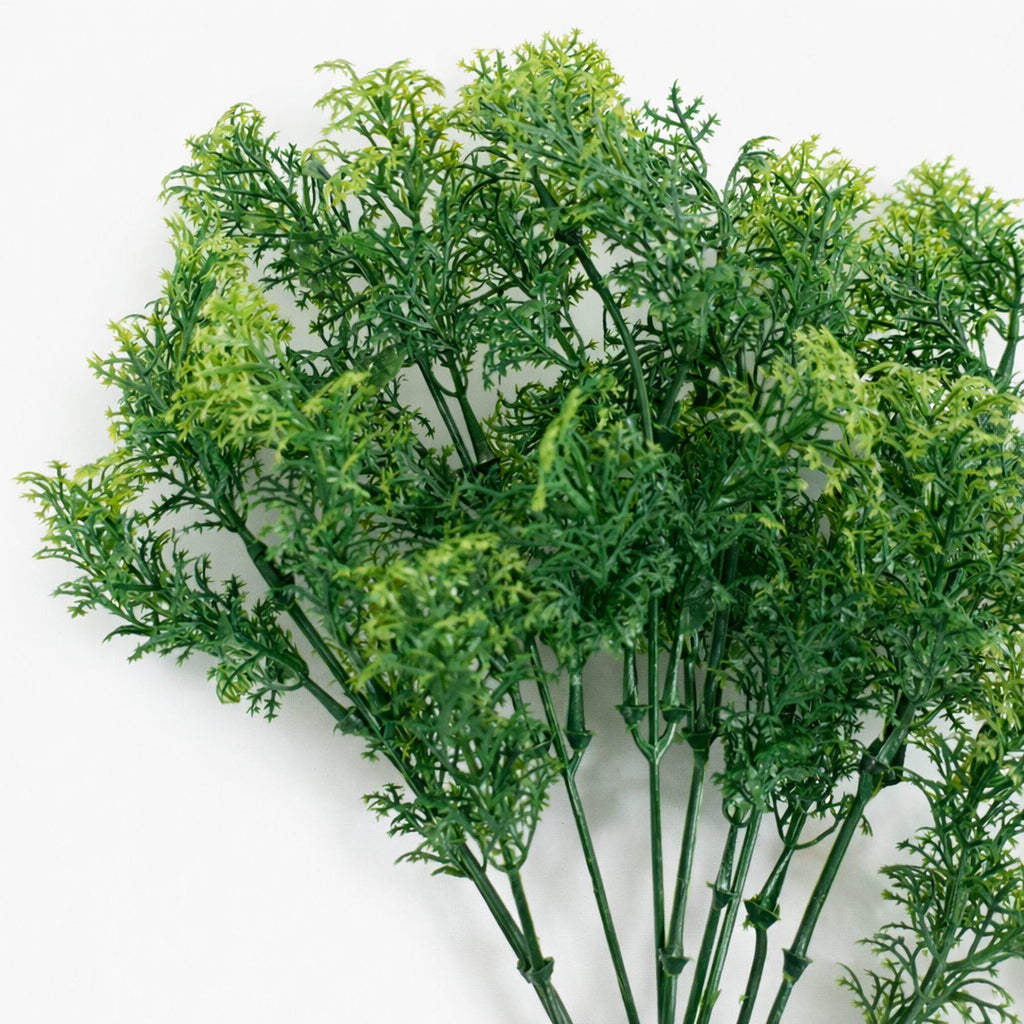 32cm Artificial Fern Foliage Spray Stem Faux Green Decorative Fillers