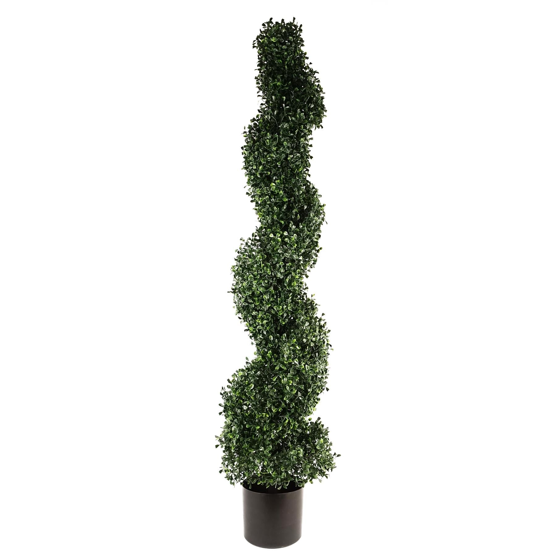 Artificial 120cm UV Resistant Boxwood Tree Spiral Topiary