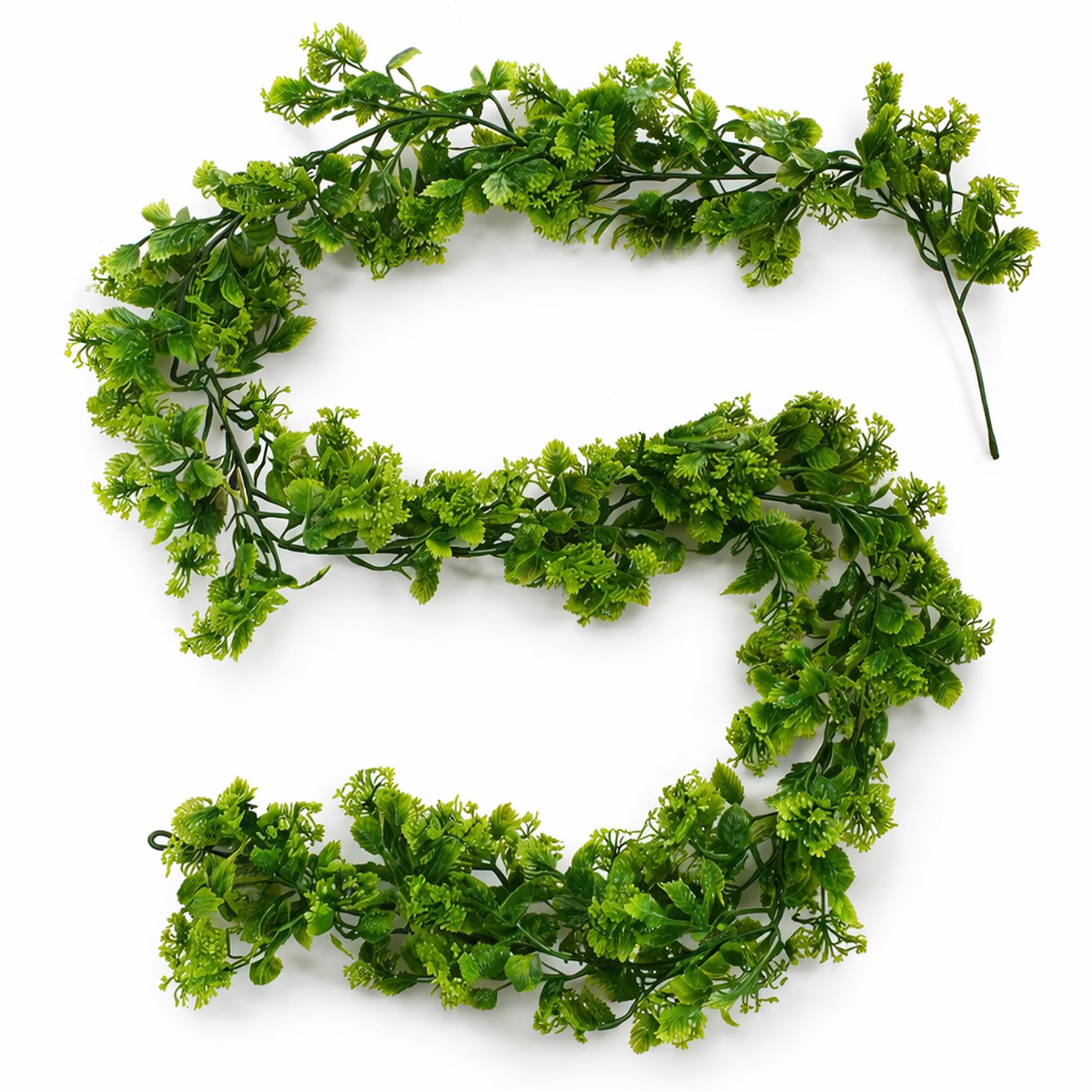 170cm Artificial Green Mixed Foliage Floral Garland Hanging Decoration