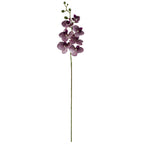 80cm Amethyst Vase Artificial Orchids and Foliage