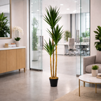 170cm Artificial XL Triple Yukka Tree Plant Spiky Tree Plant