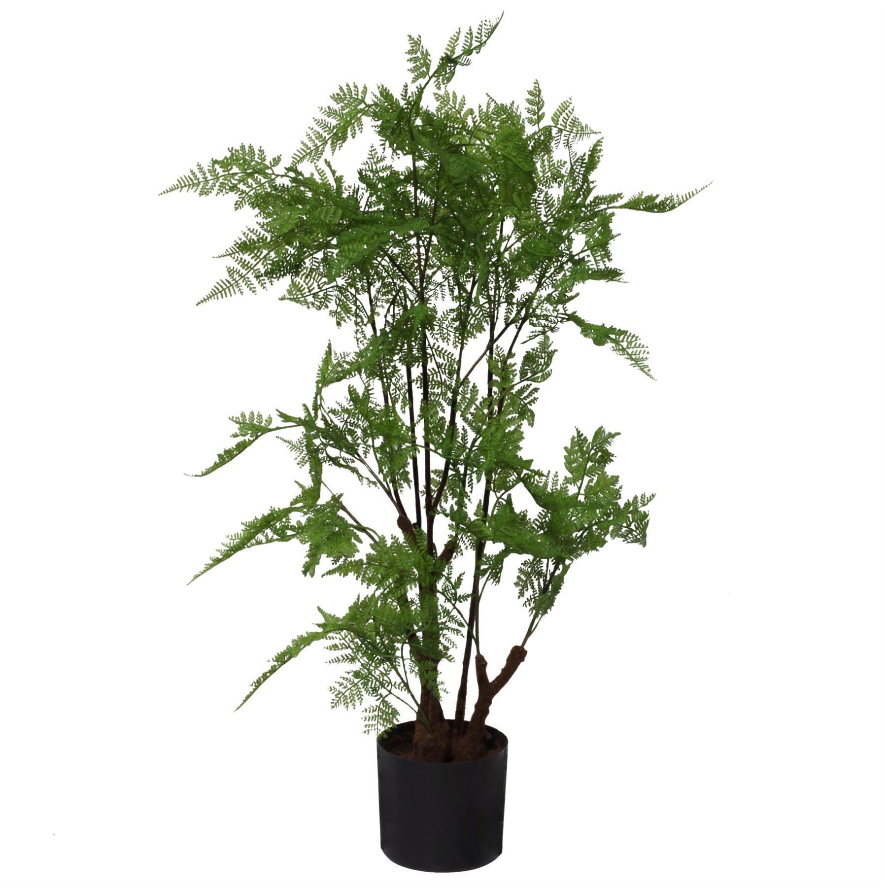 Artificial 90cm Natural Moss Base Fern Foliage Plant