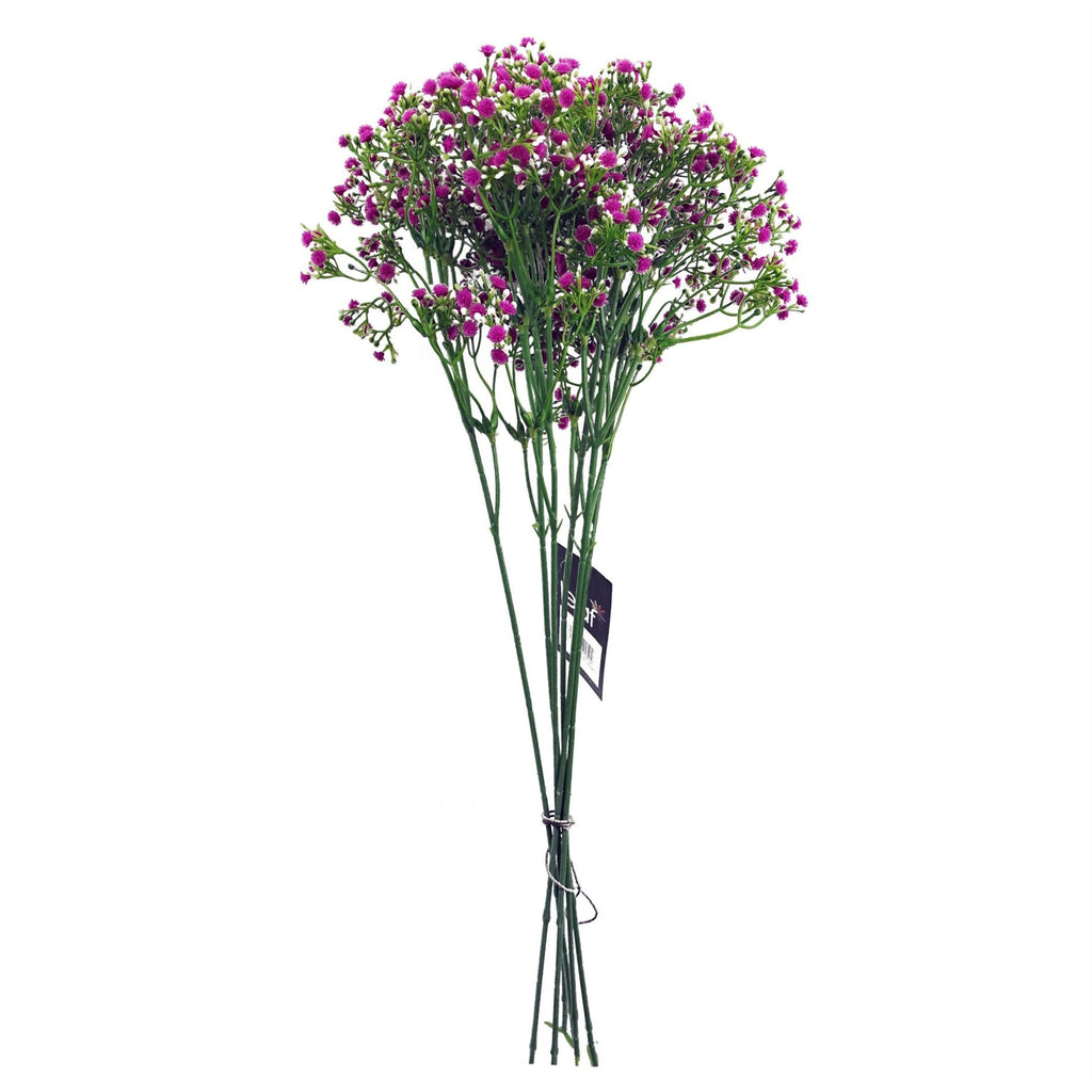 55cm Artificial Gypsophila Pink Stem