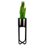 Large Black Planter Stand 62cm x 18cm