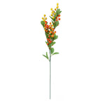 100cm Artificial Yellow Chrysanthemum Glass Ball Vase