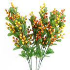 70cm Artificial Orange Berry Spray
