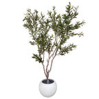200cm XXL Artificial Olive Tree with Decorative Planter