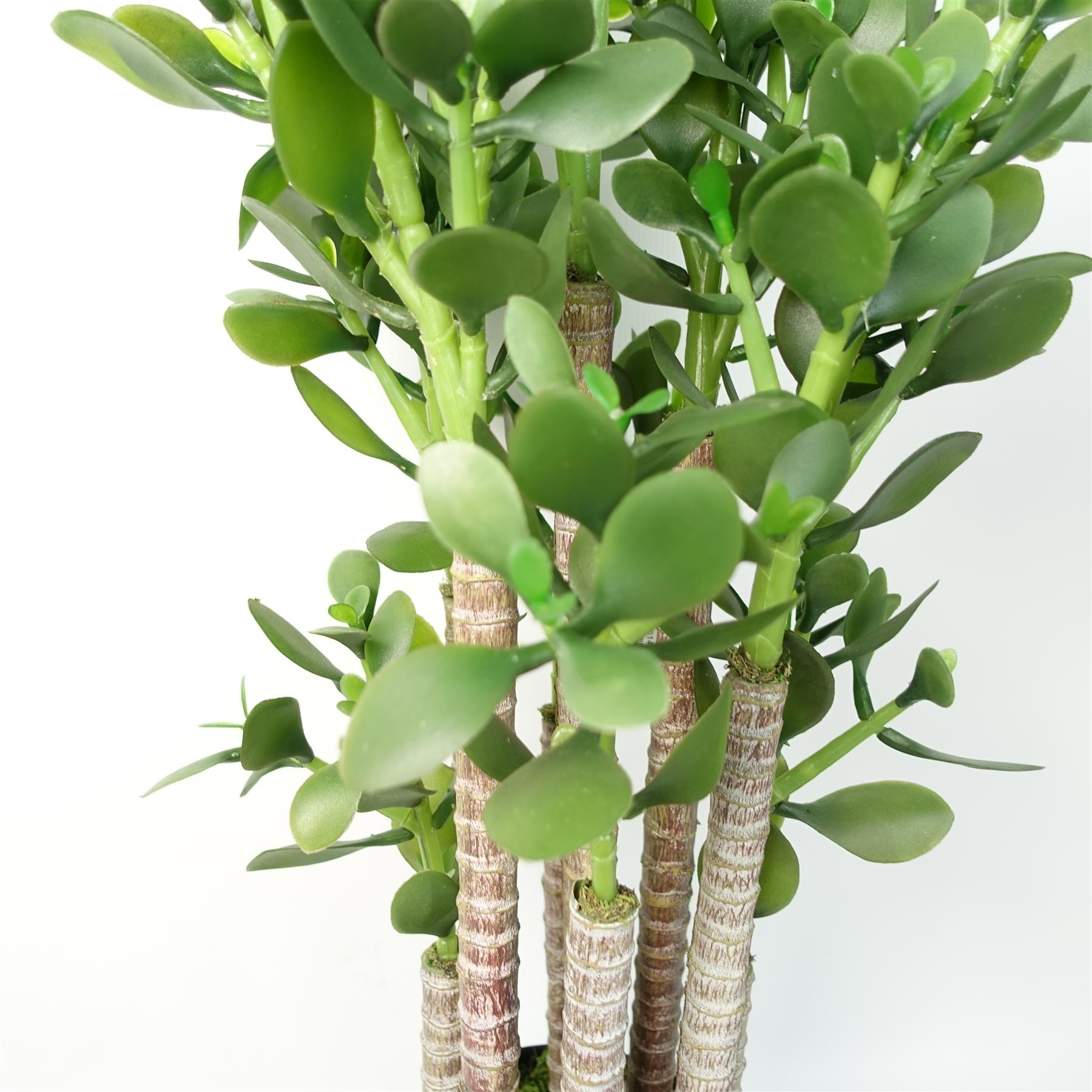 Faux Deluxe 75cm Artificial Green Jade Plant