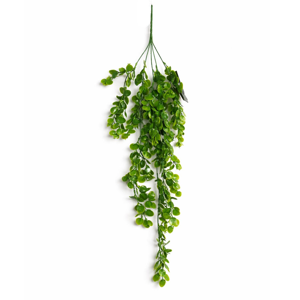 75cm Artificial Trailing Round Leaf Foliage Plant Classic Gloss Green