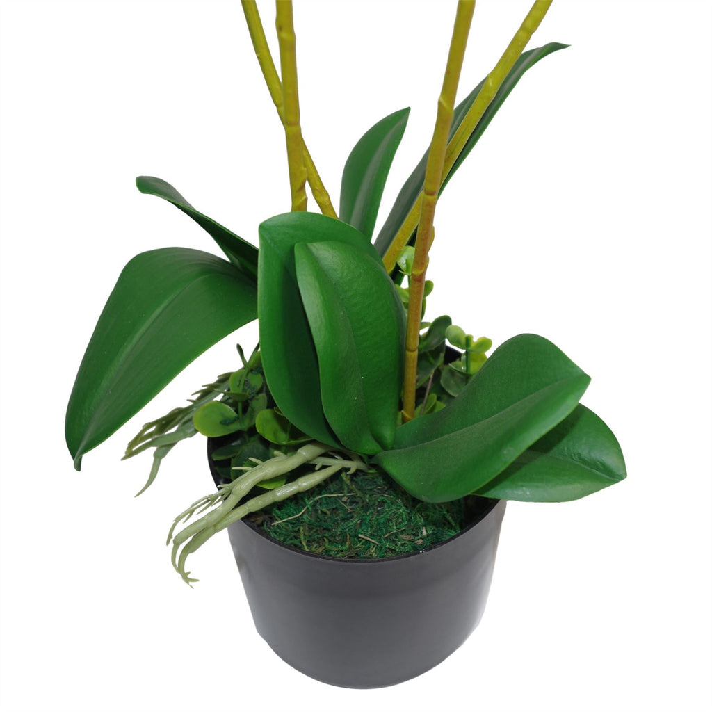 60cm Artificial Luxury Orchid Triple Stem Pink Realistic Plant