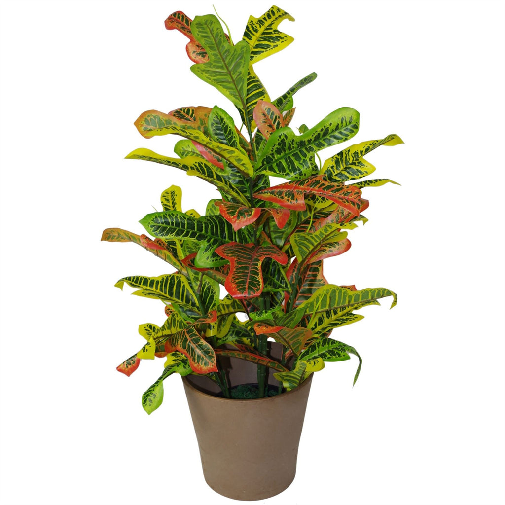 90cm Artificial Codiaeum Multicoloured House Plant