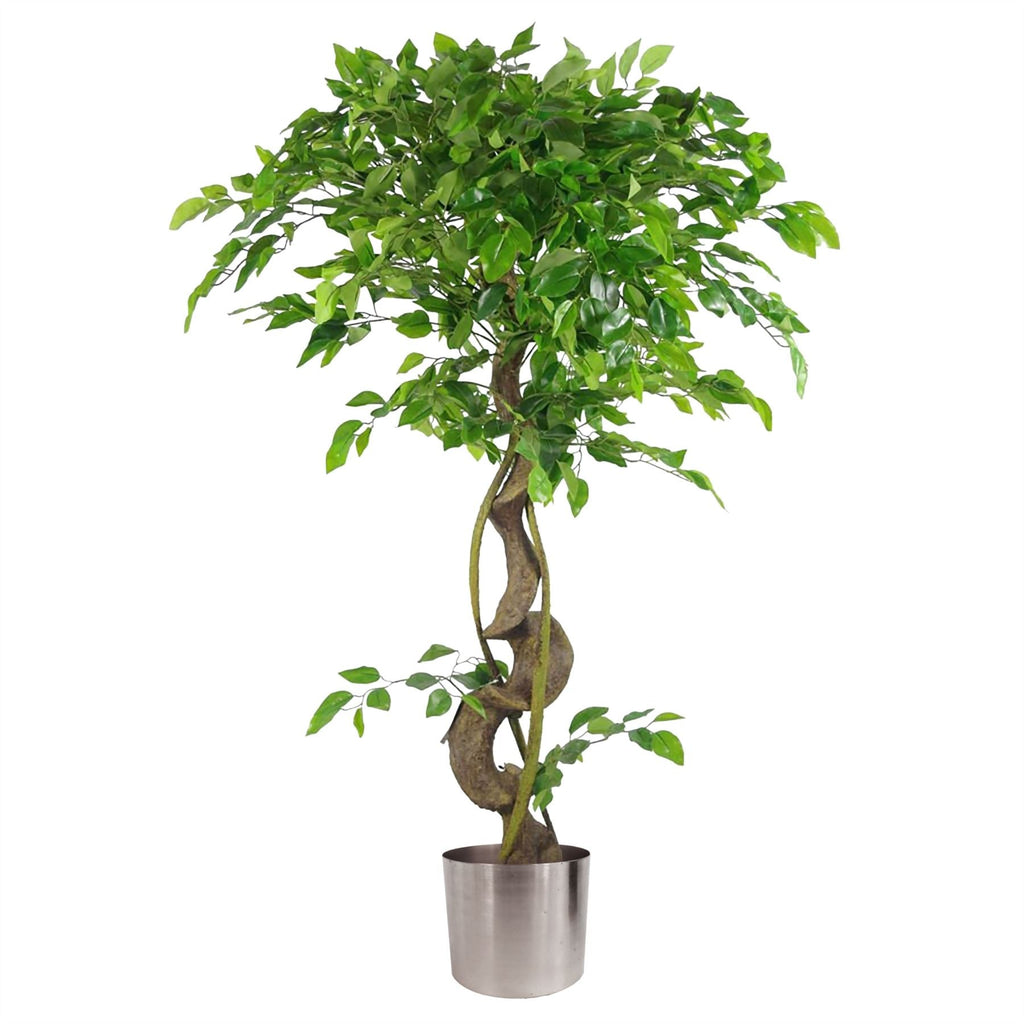 Artificial Twisted Trunk Japanese Fruticosa Style Ficus Tree 120cm