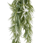 80cm Artificial Italian Ruscus Hanging Plant with Foliage Light Green