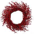 Artificial 60cm Large Luxury Christmas Red Berry Floristry Wreath