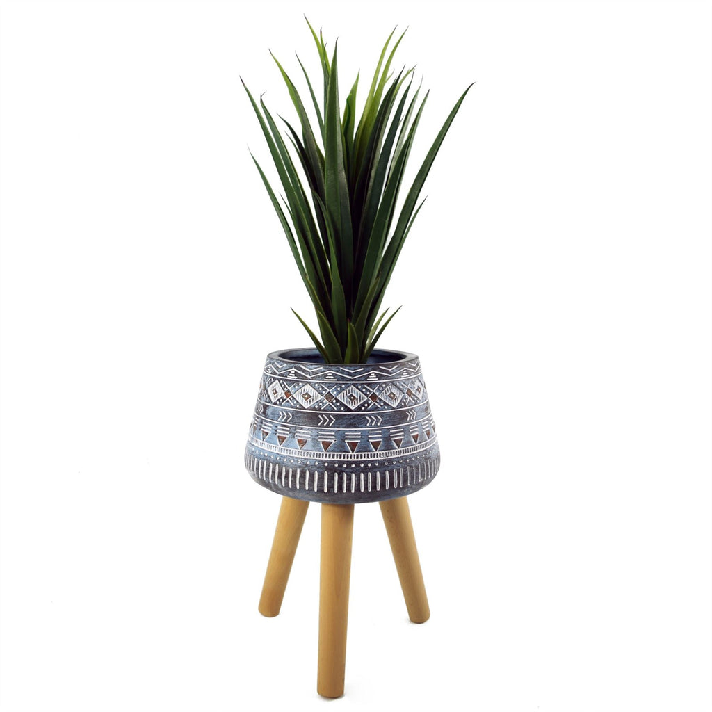 44cm x 26cm Aztec Blue Composite Large Planter