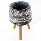 44cm x 26cm Aztec Blue Composite Large Planter