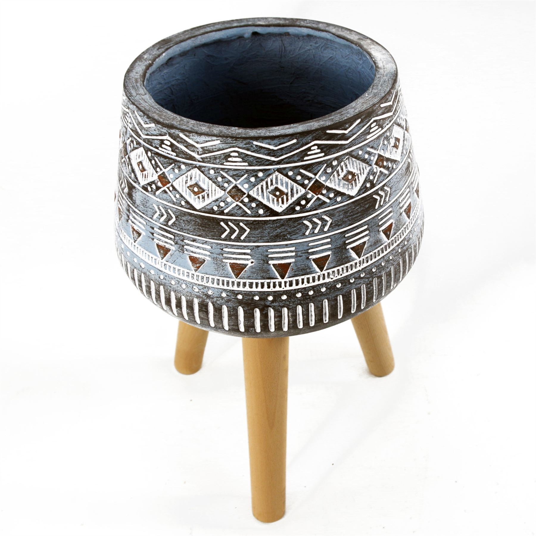 44cm x 26cm Aztec Blue Composite Large Planter