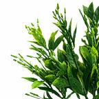 32cm Artificial Green Foliage Spray Stem Faux Leafy Greenery