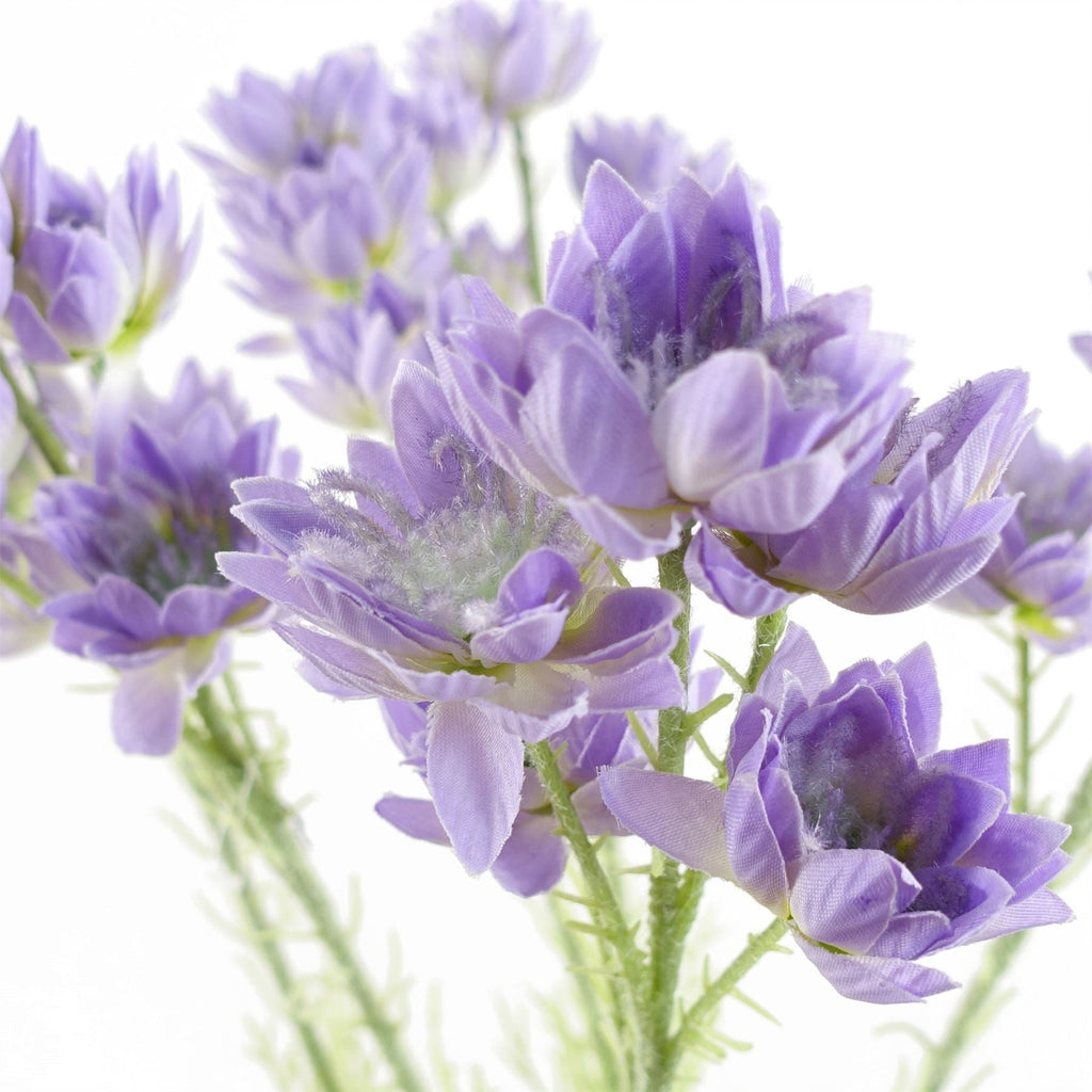 60cm Artificial Purple Starflower Stem 5 Flowers
