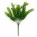 32cm Artificial Boxwood Style Foliage Spray Stem Faux Green Leaf Bush