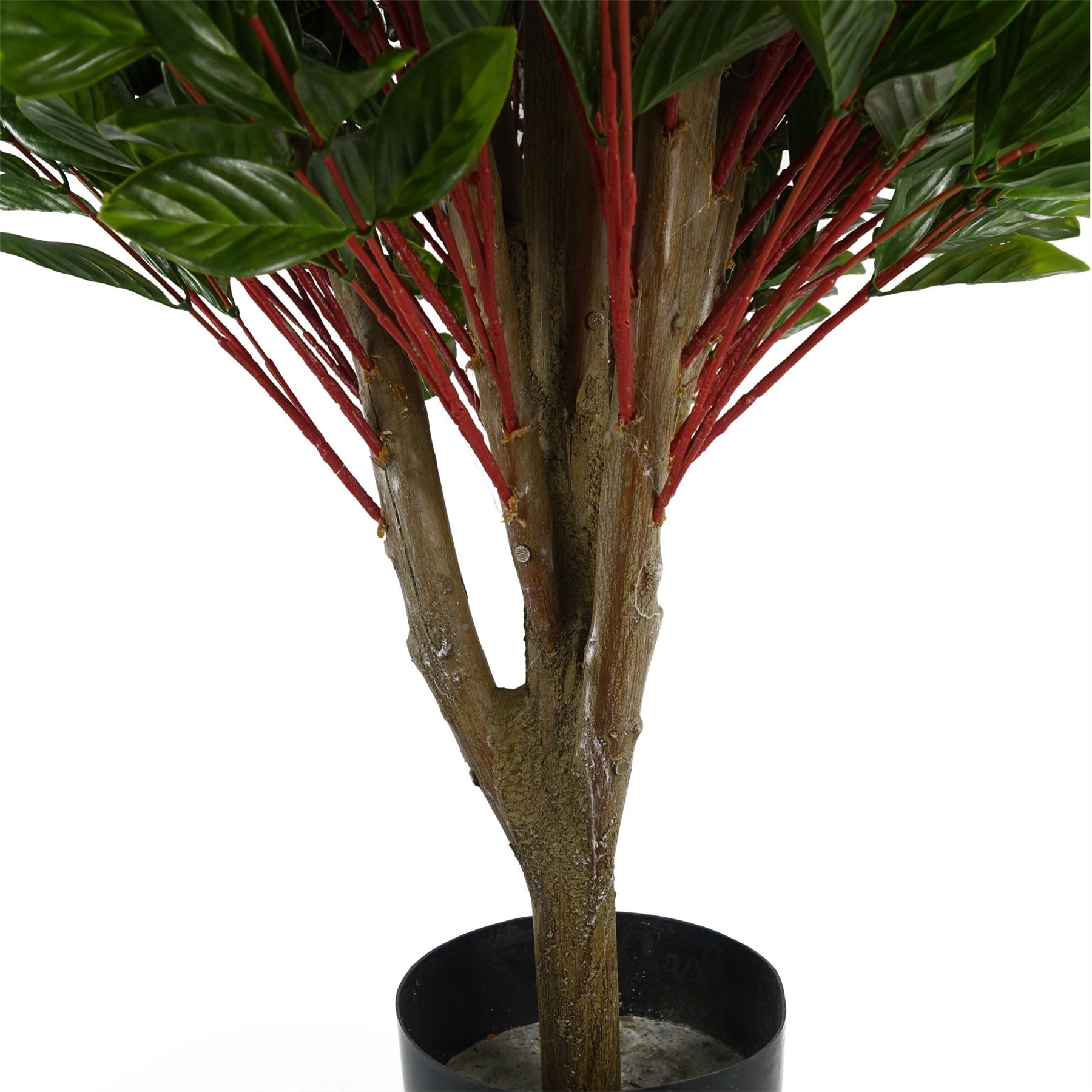 Artificial 90cm Pair of UV Resistant Gloxinia Ball Topiary and Trunk