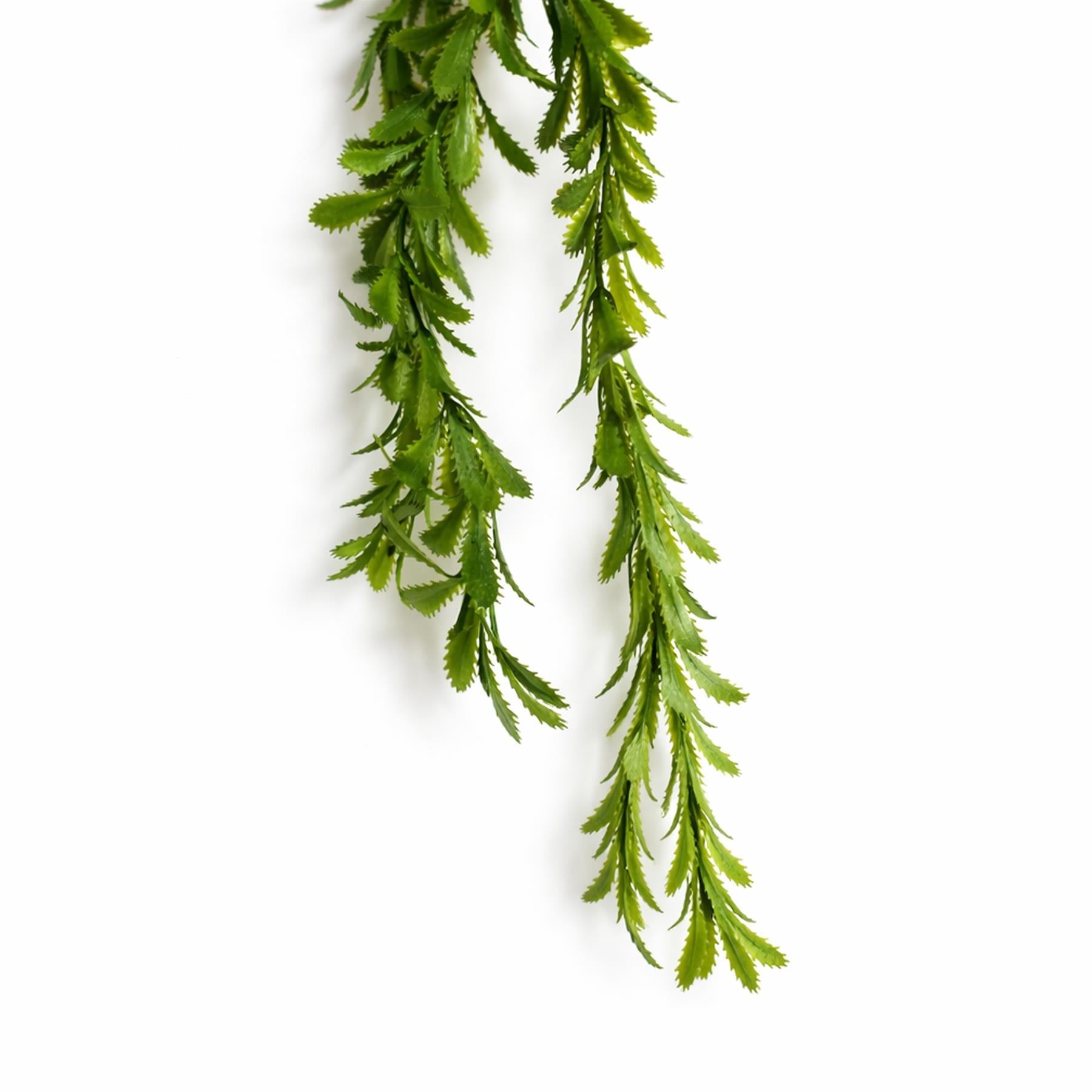 80cm Artificial Trailing Fern Style Hanging Plant Faux Greenery Vine