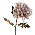 55cm Artificial Dahlia Flower Stem Dusty Pink
