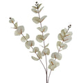 80cm Artificial White Eucalyptus Foliage Stem