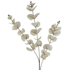 80cm Artificial White Eucalyptus Foliage Stem