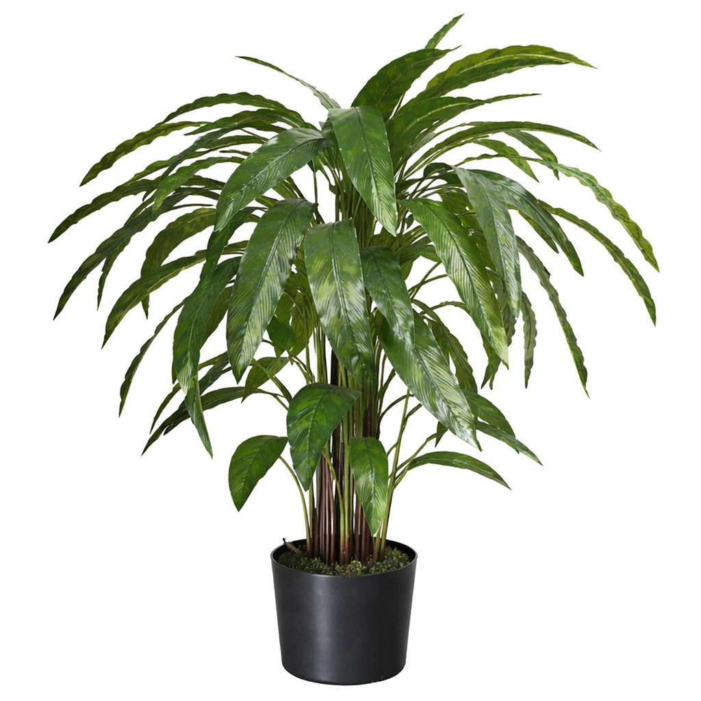 90cm Artificial Calathea Plant Dark Green
