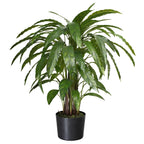 90cm Artificial Calathea Plant Dark Green