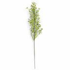 48cm Artificial Wild Berry Blossom Spray Stem Faux Green Floral Filler